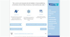 Desktop Screenshot of institutoarteevida.org.br